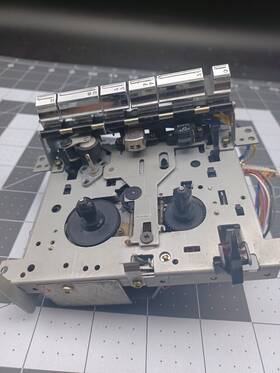 Bfb2l33 Sharp Qt-90 Qt-88 Qt-89 Used Parts. Boombox Right Rec Deck Cassette Mechanism