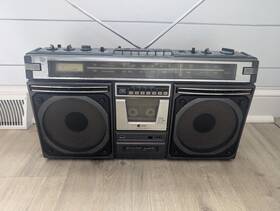 Gf-205sb Sharp Vintage Gf8686 Boombox Am Fm Radio Cassette Works