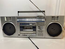 Gf-7500 Sharp Cassette/radio Boombox See Description