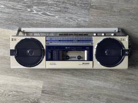Gf-7h Sharp Radio Stereo Cassette Recorder Boombox Ghetto Blaster
