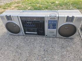 Gf-9000e Sharp Gf-9500 Boombox Ghetto Blaster 1980s Icon. Please Read Notes