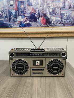 Gf-9090x Sharp Read Gf-9090 Cassette Radio Ghetto Blaster Tape Recorder Boombox