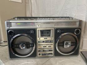 Gf-9696h Sharp Rare Vintage Gf-9696 Boombox Ghetto Blaster Cassette Radio Free Sh
