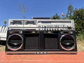 Gf-999 Sharp The Seacher-w Super Woofer 1981 Vintage / Working For Parts /read