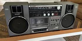 Gf-a2z Sharp Stereo Boombox Inch Ghettoblaster Cassette Read