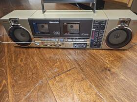 Qt-90zg Sharp Vintage Boombox Recently Serviced