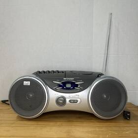 Qt-cd210s Sharp Vintage Boombox Qt-cd210 - Silver