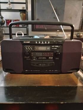 Wq-ch1800 Sharp 5 Disc Cd Changer Boom Box