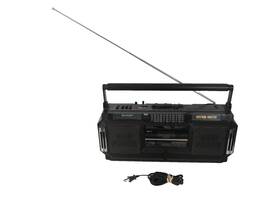 Wq-t252 Sharp Bk Stereo Twin Tape Boombox Retro Old School Vintage 80s Not Working
