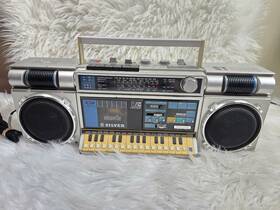 Silver St5500 Super Rare Vintage St 5500 X Boombox Melody Recorder Compozer