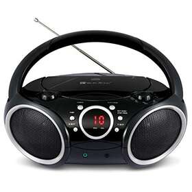 030c Singing Wood 856752008005 Portable Cd Player Boombox Am Fm Analog Tuning Radio Aux Line In Headp