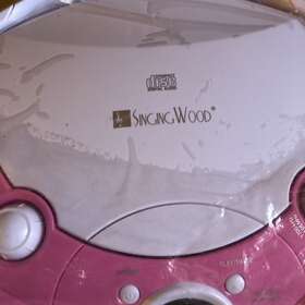 Sbx030btr Singing Wood 030b Portable Cd Player Boombox With Bluetooth For Home Am Fm Pink