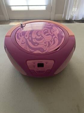 56063 Sony Victorious Discontinued Cd Player Boombox 2011 Battery Or Wired Tested Works