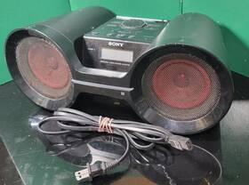 Bty52 Sony Rare Zs Boombox No Battery Cover Am Fm Radio Usb Bluetooth Aux In