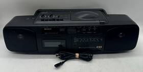 Cdf-50 Sony Cd Fm/am Radio Cassette-corder With 2-band Tuner Model# Boombox Read