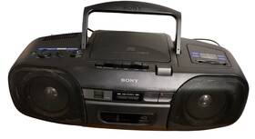 Cfd-8 Sony Cdf-8 Vintage 90s Boombox Cd Radio And Tape Player/recorder Works Perfect