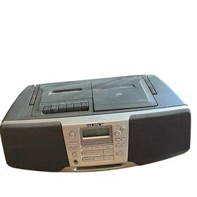 Cfd-s28 Sony Cdf-s28 Portable Stereo Boombox Am Fm Cd Cassette Player
