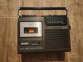 Cf-1611 Sony Radio Cassette Player Audio Japan Used Free Ship Partially Works