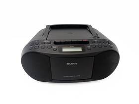 Cf-s70 Sony Am/fm Cd Cassette Player Portable Boom Box Radio - Works