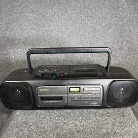 Cfd-s9 Sony Cfd-59 Cd Radio Cassette Boombox Untested For Parts Or Repair