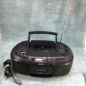 Cfd-d35s Sony Cd Am/fm Radio Player Portable Boombox Cassette Does Not Work