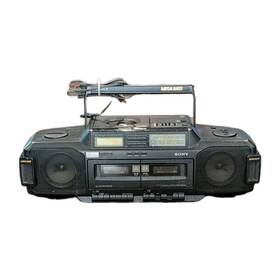 Cfd-dw83 Sony Vintage Boombox Cd Cassette Radio Black For Parts