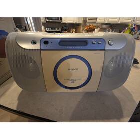 Cfd-rg880s Sony Cfd-e100 Portable Cd Radio Cassette Recorder Boombox Player Tested Working