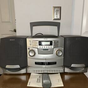 Cfd-zw55 Sony Song Cd Radio Cassette -corder