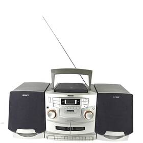 Cfd-zw75 Sony Cd/radio/cassette Boombox Cassette Player With Remote Tested Model