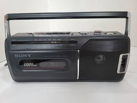 Cfm-140ll Sony Vintage 1980s Boombox Cassette Recorder Am/ Fm Radio 2 Way Speakers