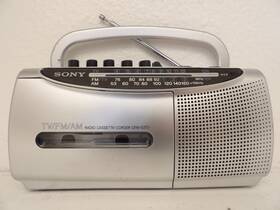 Cfm-e3tv Sony Radio Cassette-corder Fm/am/tv Boombox Tested Works Great Japan
