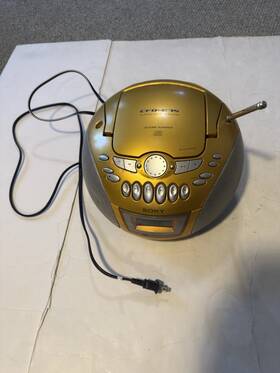 Cfo-e75 Sony Cd Radio Cassette-corder Yellow