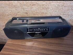 Cfs-201l Sony Boombox Radio/cassette Player Recorder Ghetto Blaster Fully Workin