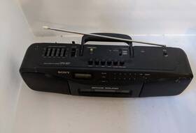 Cfs-207 Sony Vintage Space Sound Am Fm Radio Cassette Recorder Boombox
