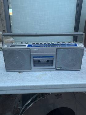 Cfs-7s Sony Portable Boombox For Parts