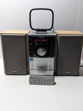 Cmt-eh10 Sony Micro Shelf System With Cd Player Cassette Deck