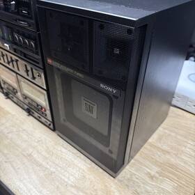 Fh-100w Sony Vintage Portable Boombox Stereo Super Acoustic Turbo Speakers