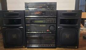 Cdp-s27 Sony Fh-404 Vintage Boombox With Player Pristine Everything Works