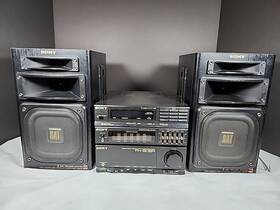 Fh-808r Sony Hi-density Component System Speakers Tuner And Equalizer Read Please
