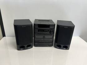 Hcd-h51m Sony Am/fm Cassette Cd Player With Speakers Vintage Read