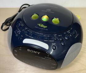 Icf-cd831 Sony Icf-831 Dream Machine Blue Psyc Fm/am Cd Player Alarm Clock Radio Tested