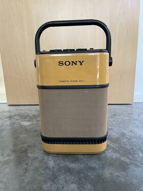 Kpx-1 Sony Cassette Player Works But Likely Needs Repairs Rare Made In Japan