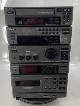 Cdp-s207 Sony Mch-2200 Mhc-2200 Cd Mini Hifi System With St-818n Ta-717m Tc-717m Parts Read