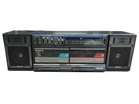 Cfs-w440 Sony W440l Vintage Dual Cassette Am/fm Boombox Ghetto Blaster-tested Working