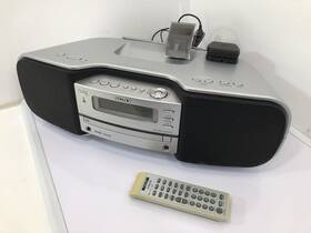 Zs-sat1 Sony Portable Cd Radio Xm With Remote And Antenna Rare