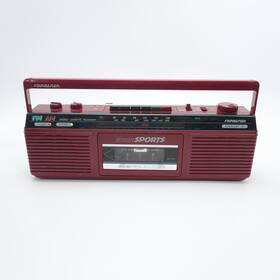 4621-bur Soundesign Tape Issue Am/fm Stereo Receiver Cassette Recorder Boombox