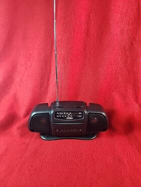 09823 Soundnah Vintage Mini Baby Boom Box Am/fm Portable Radio Tested Working