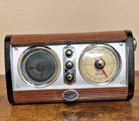 543.251 Spirit Of St. Louis Retro Sliding Am/fm Radio - Works