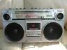 Src-5293 Viking Vintage Stereo Cassette Boombox Ghetto Blaster Radio