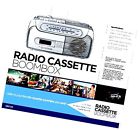 Src120 Sylvania Portable Cassette Boombox 058465798444